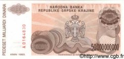 50000000000 Dinara KROATIEN  1993 P.R29 ST