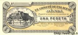 1 Peseta  ESPAGNE Denia 1936 P.- NEUF