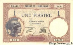 1 Piastre INDOCINA FRANCESE  1931 P.048b q.FDC