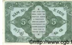5 Cents INDOCHINE FRANÇAISE  1943 P.088a SPL