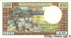 100 Francs - 20 Ariary MADAGASCAR  1966 P.057 NEUF