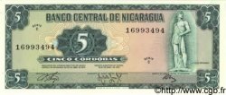 5 Cordobas NICARAGUA  1972 P.122 NEUF