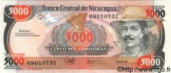 5000 Cordobas NICARAGUA  1988 P.157 NEUF