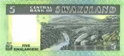 5 Emalangeni  SWAZILAND  1982 P.09b NEUF