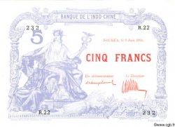 5 Francs  NOUVELLE CALÉDONIE  1924 P.19 SPL