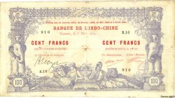 100 Francs NOUVELLE CALÉDONIE  1914 P.17 MB