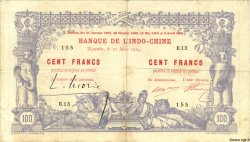 100 Francs NEW CALEDONIA  1914 P.17 VG