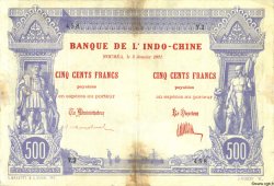 500 Francs NOUVELLE CALÉDONIE  1921 P.22 TB+