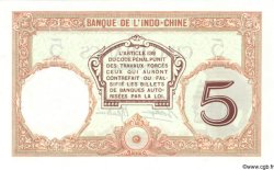 5 Francs Spécimen NOUVELLE CALÉDONIE  1940 P.36bs NEUF
