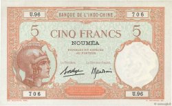 5 Francs NOUVELLE CALÉDONIE  1940 P.36b SPL