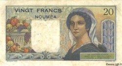 20 Francs NOUVELLE CALÉDONIE  1958 P.50b TB