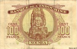 100 Francs NEW CALEDONIA  1942 P.44 VF