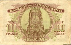 100 Francs NOUVELLE CALÉDONIE  1944 P.46b TB à TTB