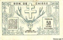 50 Centimes NOUVELLE CALÉDONIE  1943 P.54 SS