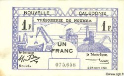 1 Franc NOUVELLE CALÉDONIE  1943 P.55a SUP