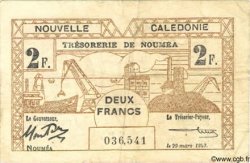 2 Francs NEW CALEDONIA  1943 P.56b F