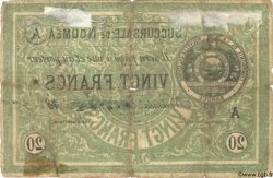20 Francs NEW CALEDONIA Nouméa 1874 P.03 G