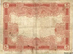 5 Francs TAHITI  1914 P.01b var RC+