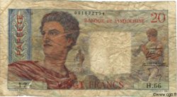 20 Francs TAHITI  1954 P.21b G