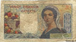20 Francs TAHITI  1954 P.21b RC