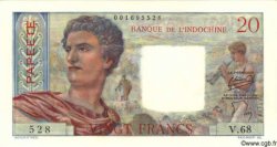20 Francs TAHITI  1954 P.21b pr.NEUF