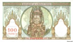 100 Francs Spécimen TAHITI  1952 P.14bs SUP
