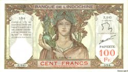 100 Francs  TAHITI  1965 P.14d TTB+