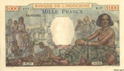 1000 Francs TAHITI  1957 P.15b pr.NEUF