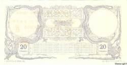 20 Francs Annulé DJIBOUTI  1921 P.04Bs pr.NEUF