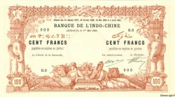 100 Francs Spécimen DJIBOUTI  1909 P.03vars pr.NEUF