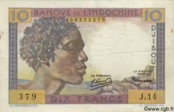 10 Francs DJIBOUTI  1946 P.19 TTB
