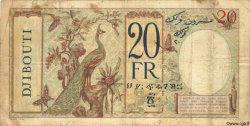 20 Francs DSCHIBUTI   1936 P.07A SGE