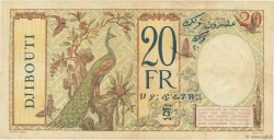 20 Francs DJIBUTI  1936 P.07A BB