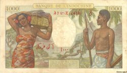 1000 Francs DJIBOUTI  1938 P.10 TTB