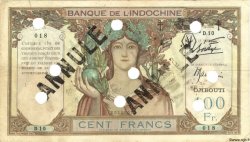 100 Francs Spécimen DJIBOUTI  1943 P.13s TB+