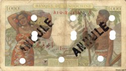1000 Francs Spécimen DSCHIBUTI   1943 P.13Ds S