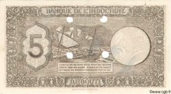 5 Francs Palestine Spécimen DJIBOUTI  1945 P.14s pr.NEUF