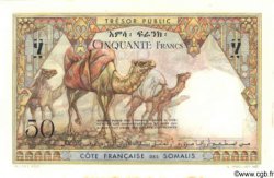 50 Francs DJIBUTI  1952 P.25 q.FDC