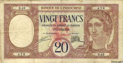 20 Francs NEW HEBRIDES  1941 P.06