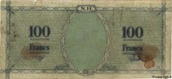 100 Francs NUOVE EBRIDI  1943 P.03 q.MB