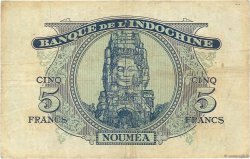 5 Francs NUEVAS HÉBRIDAS  1945 P.05 BC+
