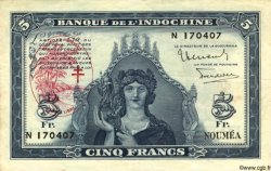 5 Francs NOUVELLES HÉBRIDES  1945 P.05 TTB+