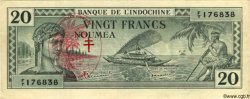 20 Francs NEW HEBRIDES  1945 P.07 XF