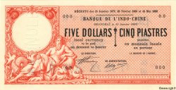 5 Dollars - 5 Piastres Épreuve FRANZÖSISCHE-INDOCHINA  1902 P.- ST