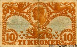 10 Kroner DANEMARK  1919 P.021h TB