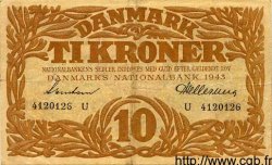 10 Kroner DANEMARK  1943 P.031 TB+
