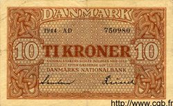 10 Kroner DINAMARCA  1944 P.036a MBC