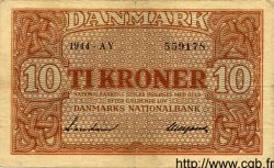 10 Kroner DANEMARK  1944 P.036a TTB