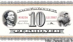 10 Kroner DINAMARCA  1962 P.044e BB
