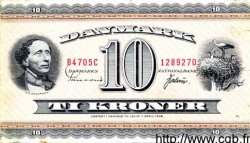 10 Kroner DENMARK  1970 P.044g VF